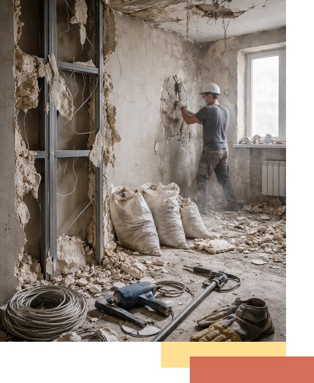 Профессиональный демонтаж зданий и конструкций в ельце