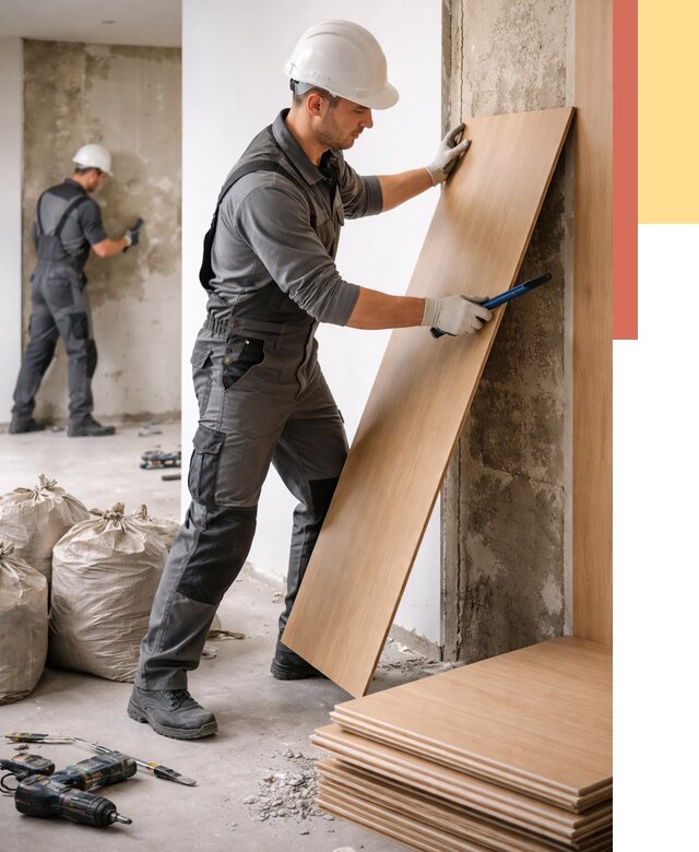 Демонтаж стеновых панелей в ельце от 3594 руб. за м² быстро и недорого | ОТДЕЛОЧНИК-Елц