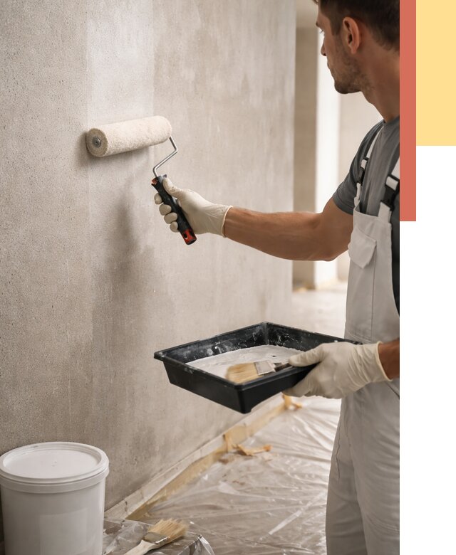 Грунтовка стен в ельце от 2259 руб. м2 — быстро, недорого, с материалом | ОТДЕЛОЧНИК-Елц