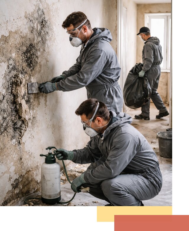 Удаление плесени со стен профессионально в ельце