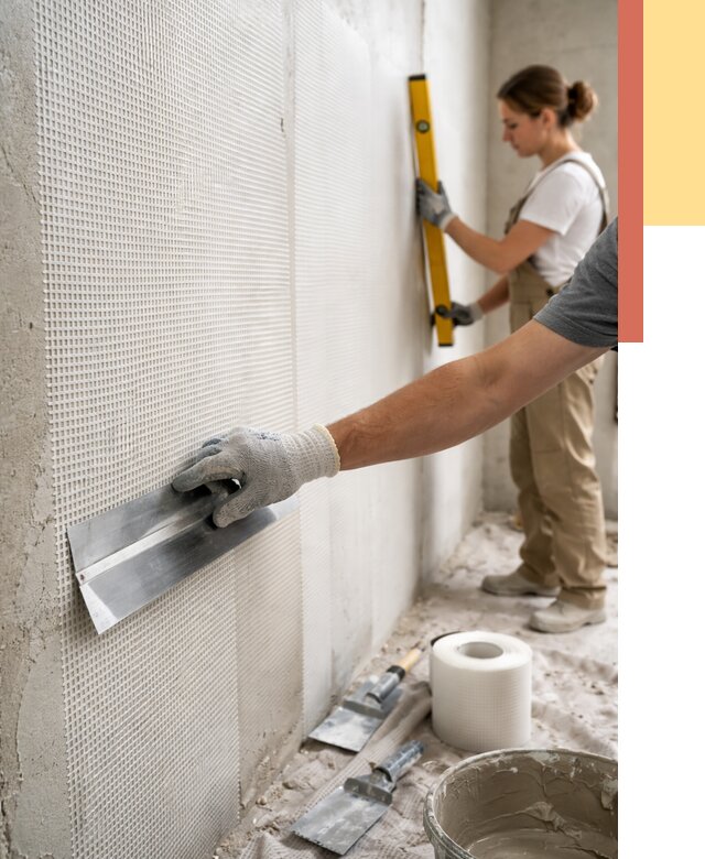 Армирование стен стеклосеткой в ельце от 3286 руб. под ключ | ОТДЕЛОЧНИК-Елц