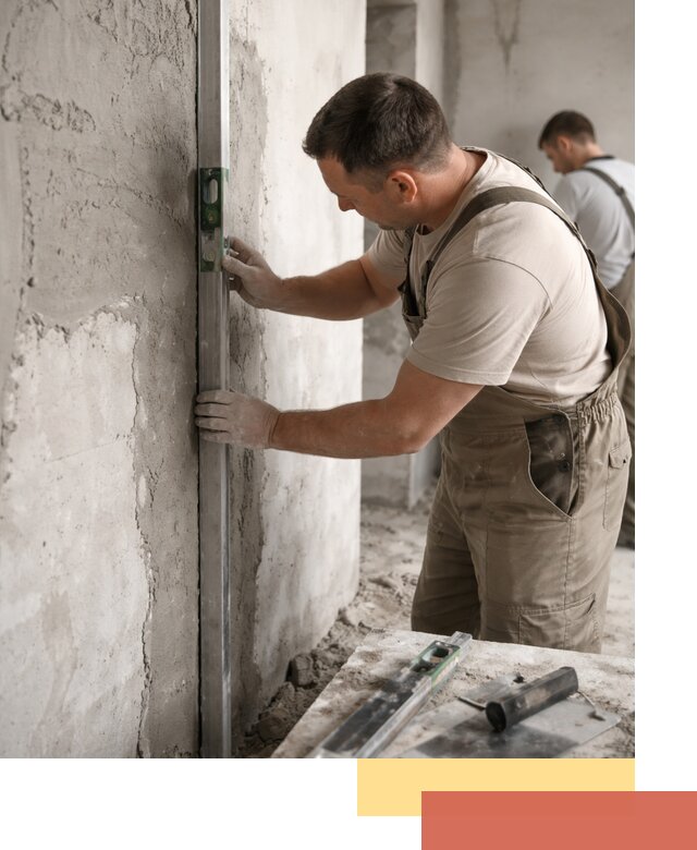 Установка штукатурных маяков в ельце с гарантией качества