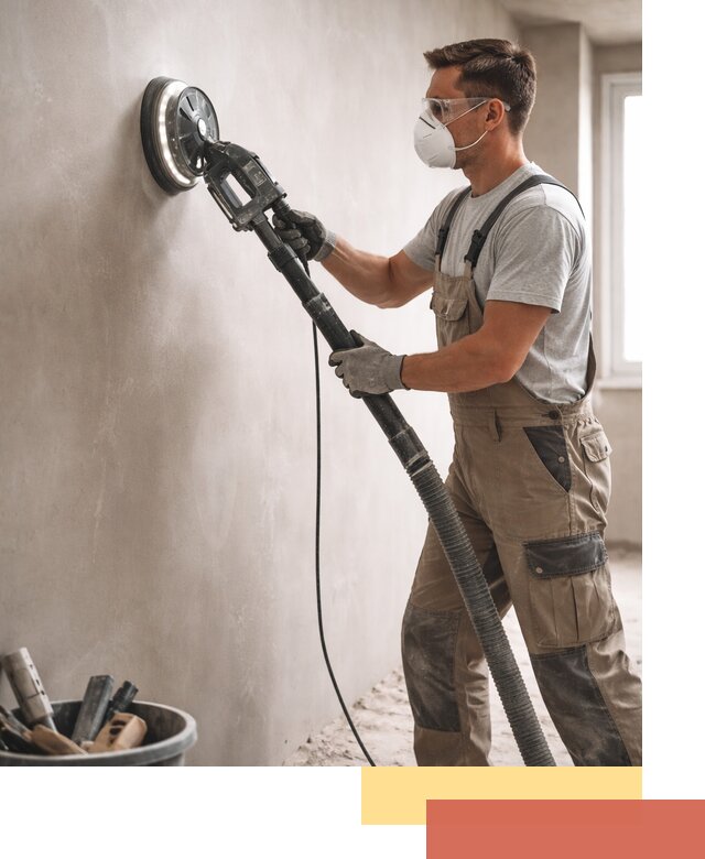 Профессиональная шлифовка стен в ельце быстро и качественно