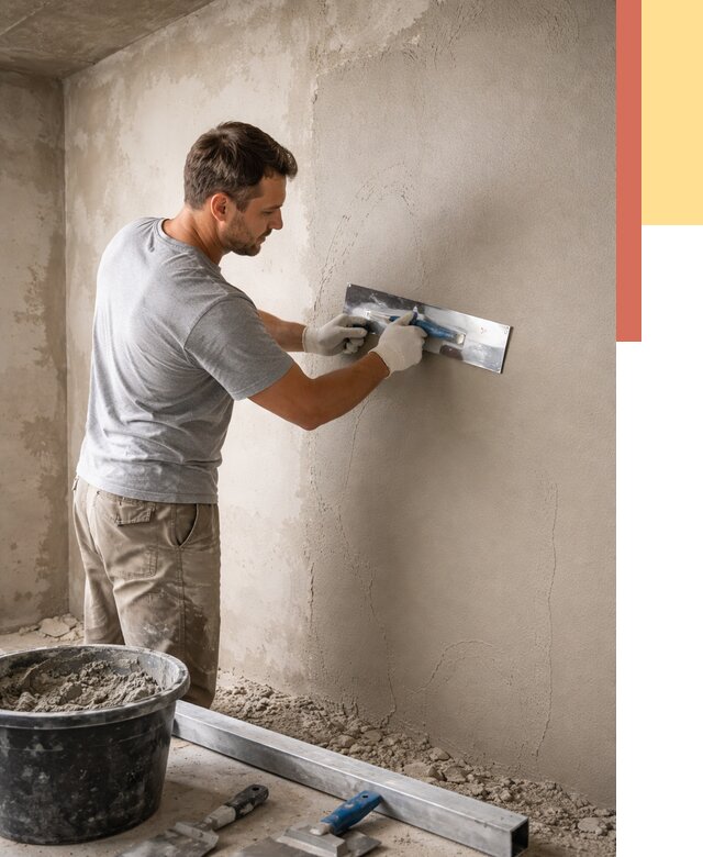 Штукатурка стен без маяков в ельце от 7393 руб/м2 — услуги и цена | ОТДЕЛОЧНИК-Елц