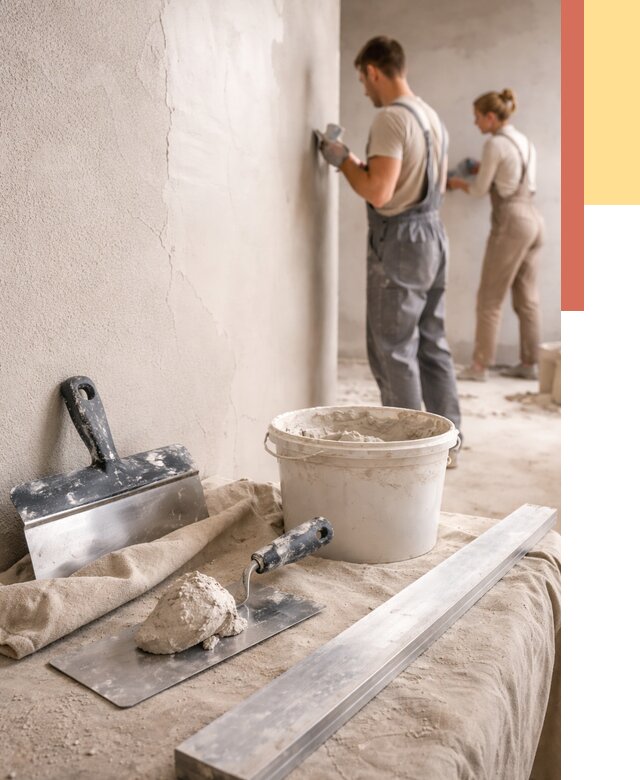 Штукатурка стен гипсовая в ельце от 4621 руб/м2 — быстро и недорого | ОТДЕЛОЧНИК-Елц