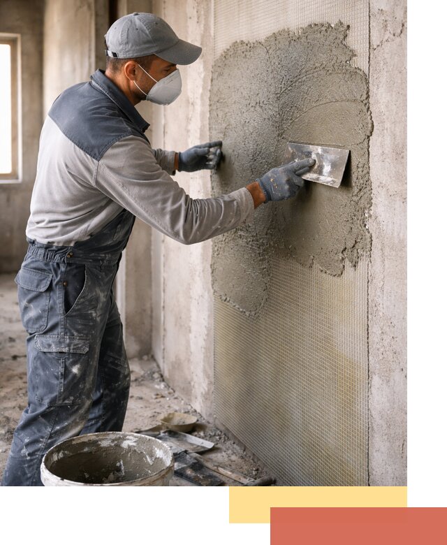 Штукатурка стен по сетке в ельце под ключ качественно и быстро