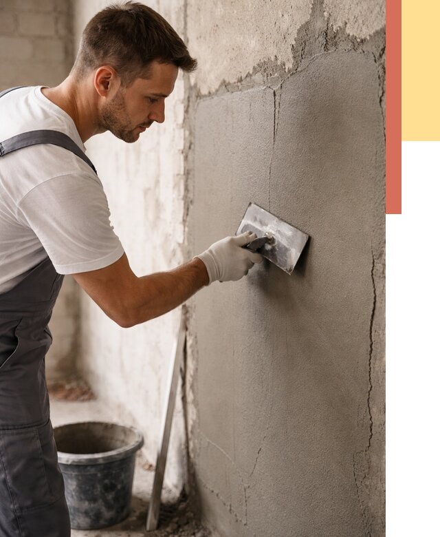 Штукатурка стен под плитку в ельце от 4313 руб./м2 — выравнивание под плитку | ОТДЕЛОЧНИК-Елц