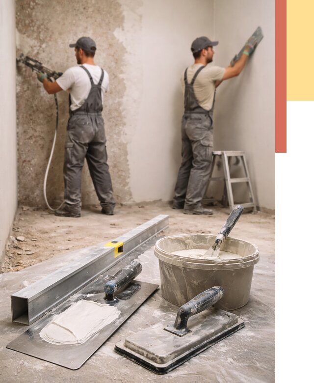 Штукатурка стен под обои в ельце от 4621 руб./м2 — выравнивание под обои | ОТДЕЛОЧНИК-Елц