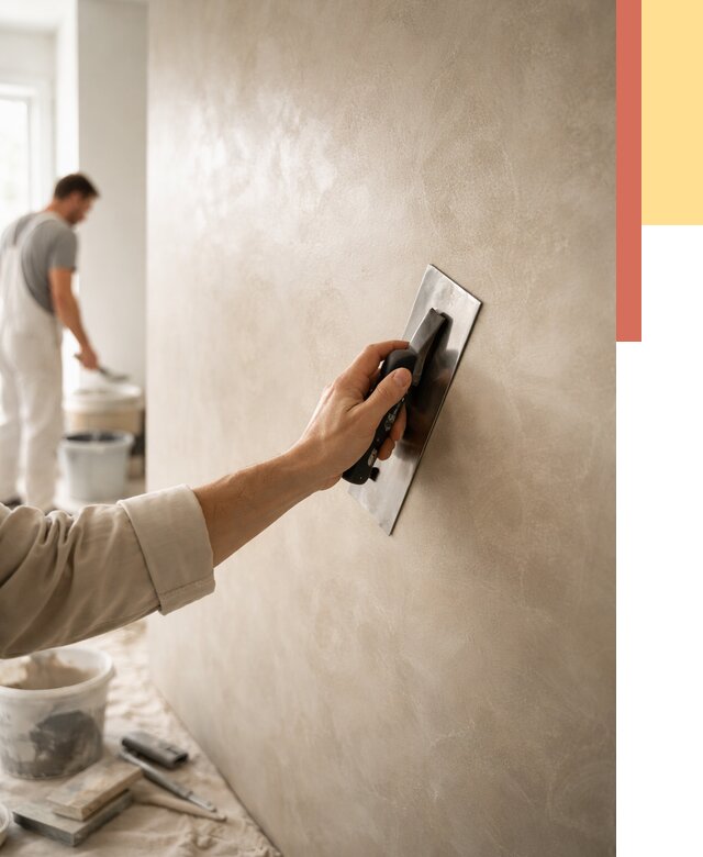 Венецианская штукатурка в ельце от 3594 руб/м² — нанесение стен под ключ | ОТДЕЛОЧНИК-Елц