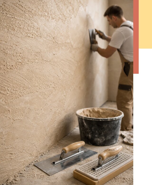 Декоративная штукатурка травертин в ельце от 1848 руб/м2 — качественно и недорого | ОТДЕЛОЧНИК-Елц