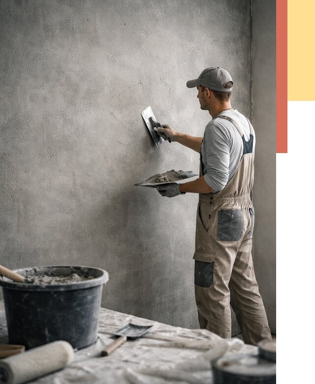 Декоративная штукатурка под бетон в ельце от 2567 руб./м² — нанесение под ключ | ОТДЕЛОЧНИК-Елц