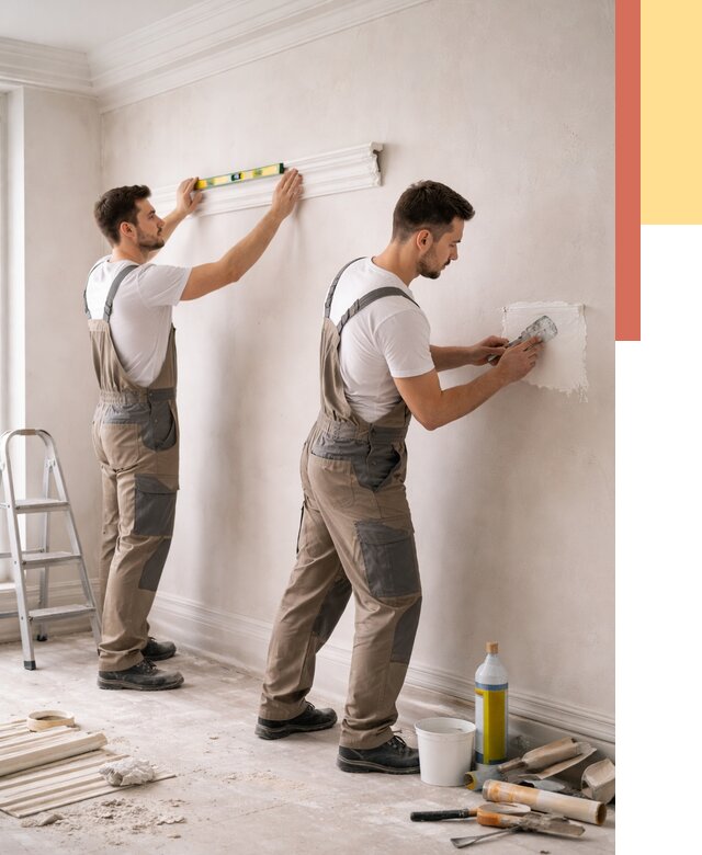 Монтаж лепнины на стены в ельце от 4621 руб. — недорого, быстро | ОТДЕЛОЧНИК-Елц