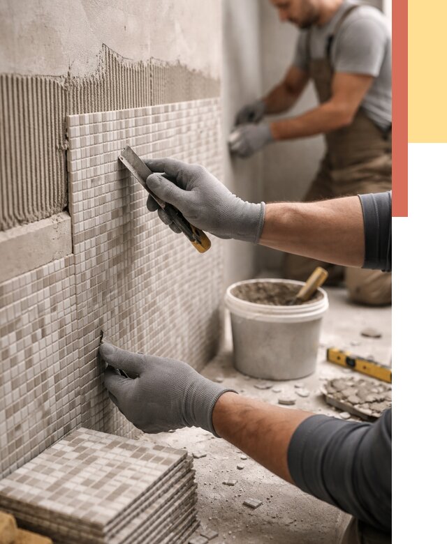 Облицовка стен мозаикой в ельце от 3286 руб/м2 — укладка мозаики на стены | ОТДЕЛОЧНИК-Елц