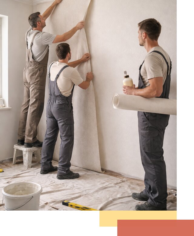 Оклейка стен обоями в ельце — качественно и профессионально