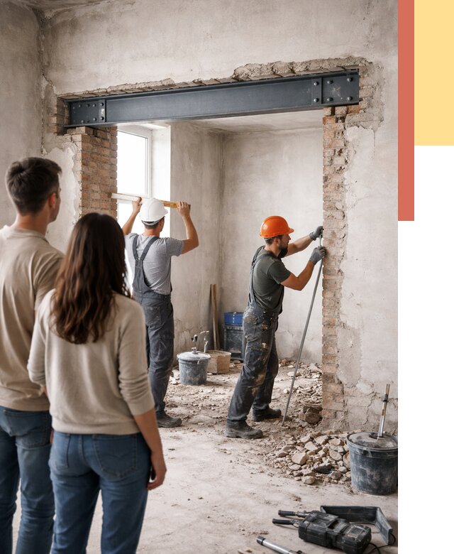 Усиление проема в стене в ельце от 9755 руб. — усиление дверного проема металлоконструкцией | ОТДЕЛОЧНИК-Елц