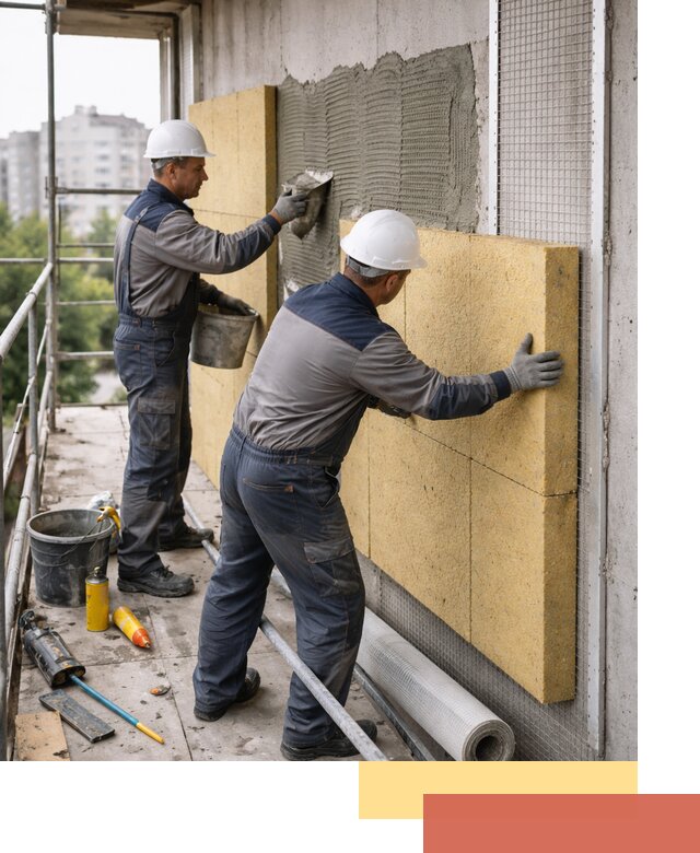 Утепление стен зданий и домов в ельце качественно и надежно