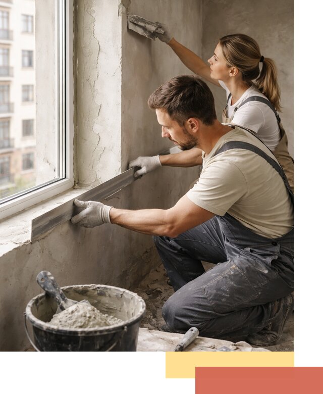 Штукатурка откосов дверей и окон профессионально в ельце