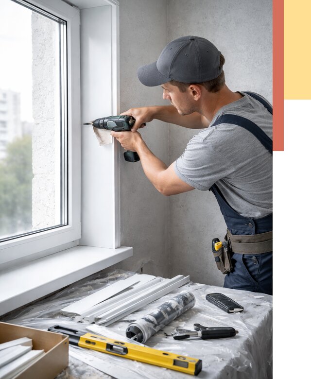 Установка пластиковых откосов в ельце от 2310 руб. | ОТДЕЛОЧНИК-Елц монтаж, быстро и недорого