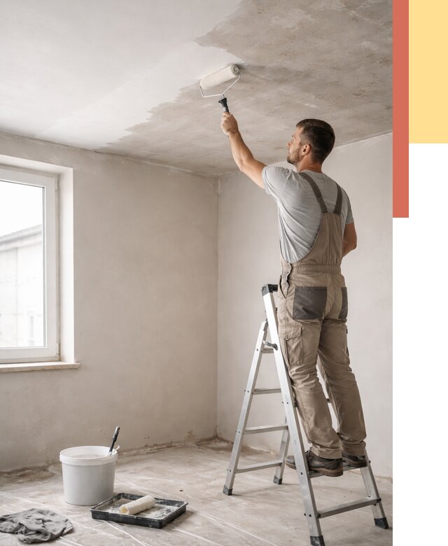 Грунтовка потолка в ельце от 2567 руб. — быстро и недорого | ОТДЕЛОЧНИК-Елц