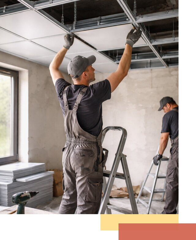 Монтаж кассетного потолка в ельце качественно и быстро