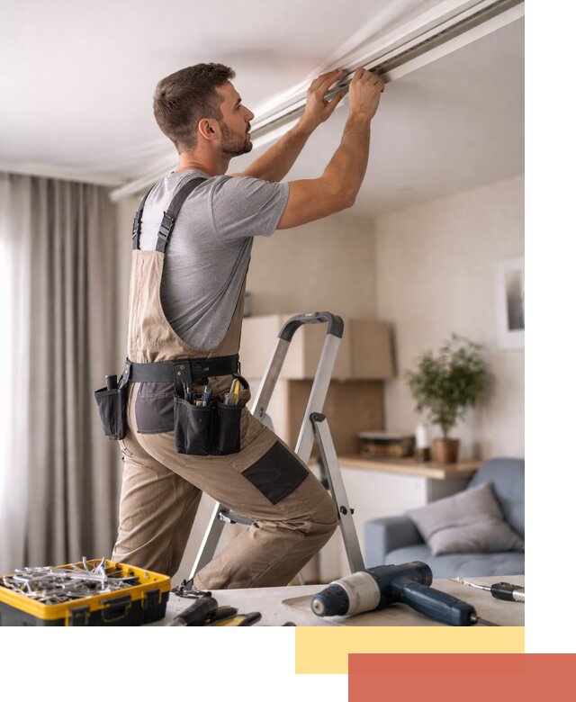 Ремонт натяжных потолков в ельце — качественно и оперативно