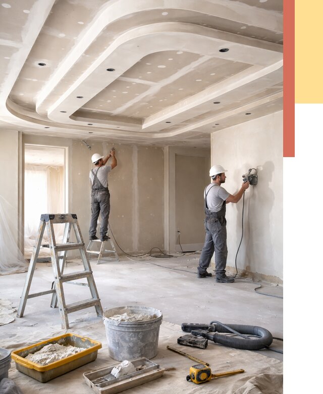 Многоуровневый потолок из гипсокартона в ельце от 770 руб. под ключ | ОТДЕЛОЧНИК-Елц