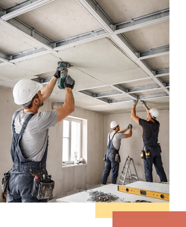 Кессонный потолок из гипсокартона под ключ в ельце