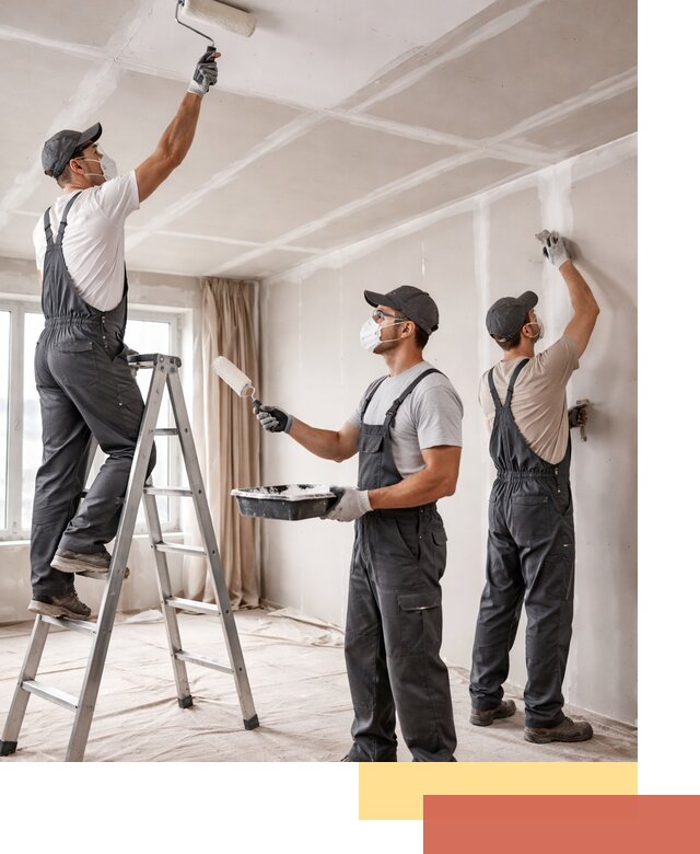 Покраска потолка из гипсокартона в ельце качественно и недорого