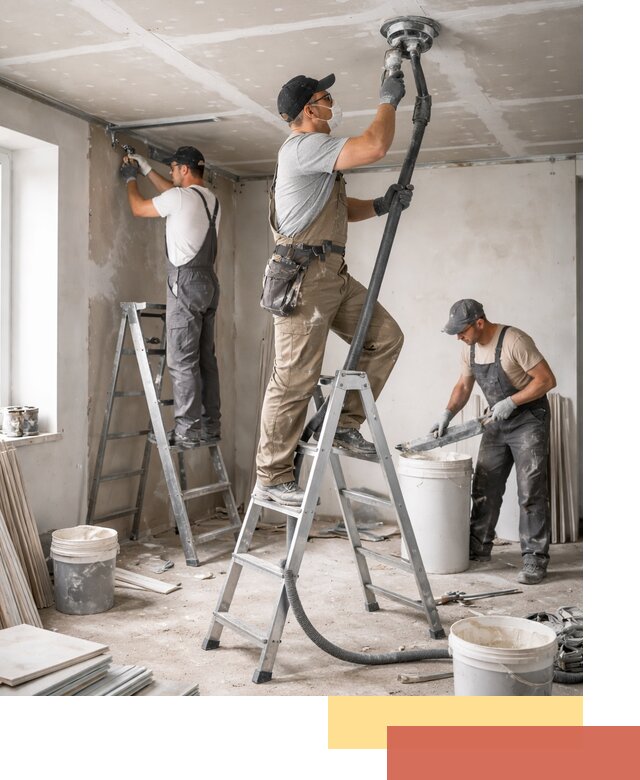 Ремонт потолка из гипсокартона в ельце: быстрый и качественный монтаж