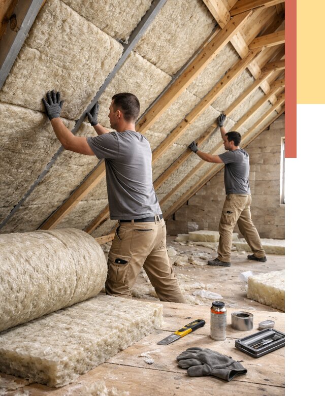 Утепление потолка минватой в ельце от 1489 руб. — быстро и недорого | ОТДЕЛОЧНИК-Елц