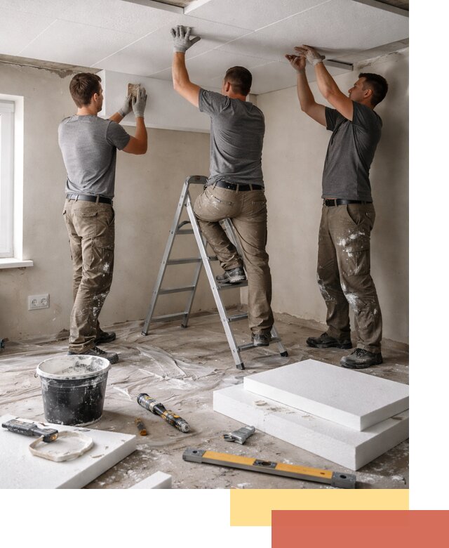 Утепление потолка пенопластом в ельце быстро и качественно