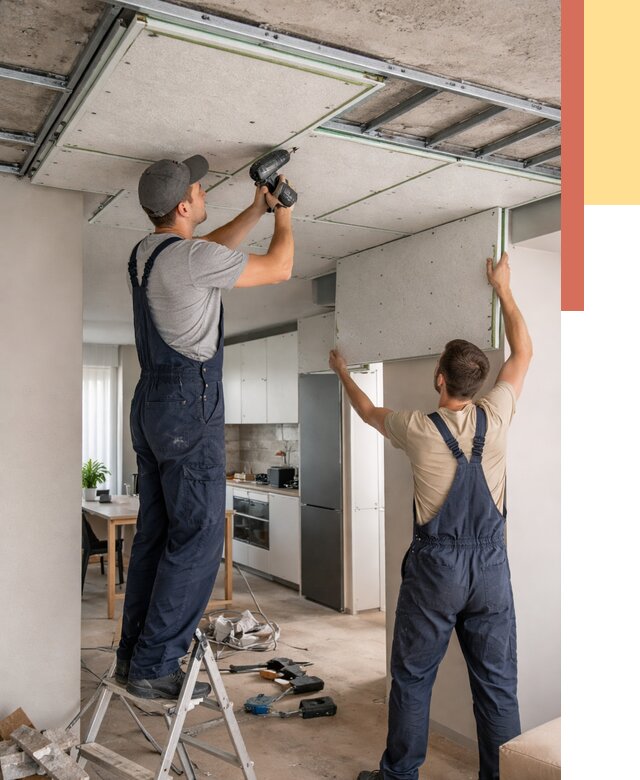 Шумоизоляция потолка панелями зипс в ельце от 1900 руб. под ключ | ОТДЕЛОЧНИК-Елц